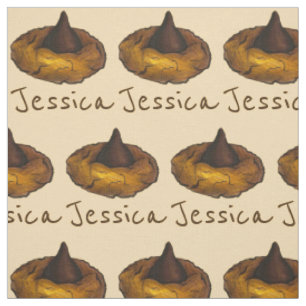 Tecido Manteiga de amendoim de chocolate Blossom Assar de