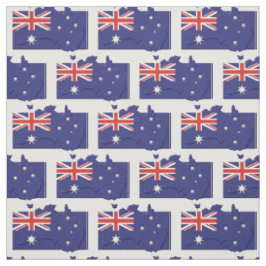 Tecido Mapa do Sinalizador AUSTRALIA