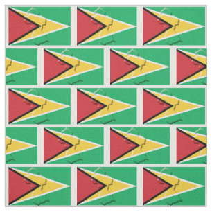 Tecido Mapa Patriótico da GUYANA FLAG