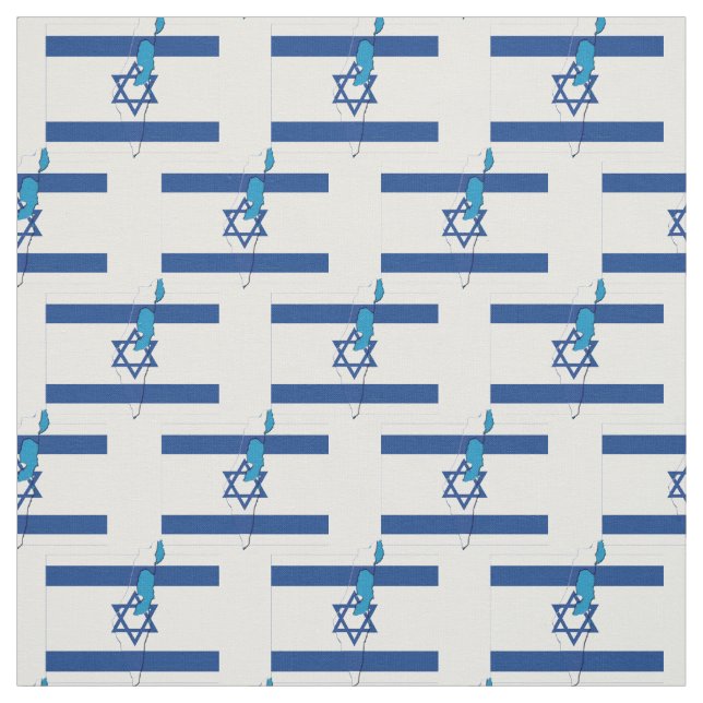 Tecido Mapa Patriótico ISRAEL FLAG (Modelo)
