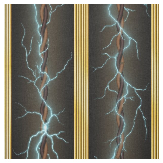 Tecido Máquina de Choque Elétrico Idade de Bronze Listras (Modelo)