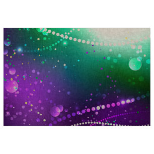 Tecido Mardi Gras Festivo Purple Background
