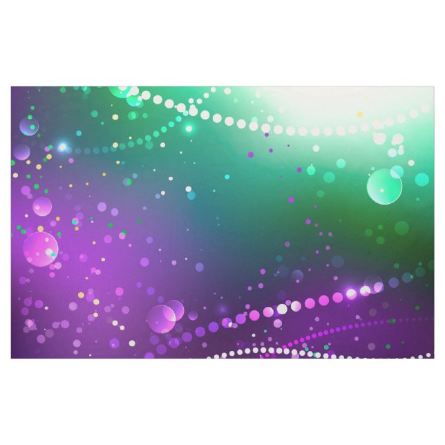 Tecido Mardi Gras Festivo Purple Background (Jarda)