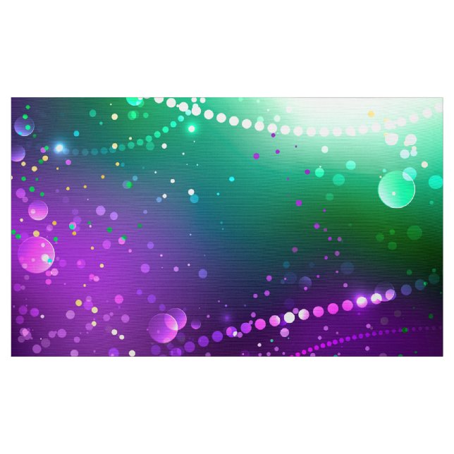 Tecido Mardi Gras Festivo Purple Background (Jarda)