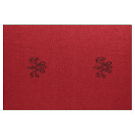 Tecido Marie Antoinette initial monogram upholstery panel