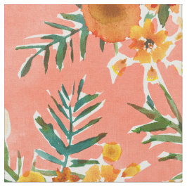 Tecido MARIGOLDS GARDEN Happy Floral