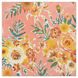 Tecido MARIGOLDS GARDEN Happy Floral