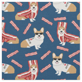 Tecido marinho de cães de bacon