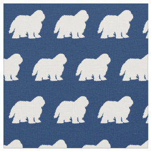 Tecido Marinho de carne de suíno Silhouette