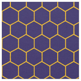 Tecido Marinho de padrão Honeycomb Elegante simples