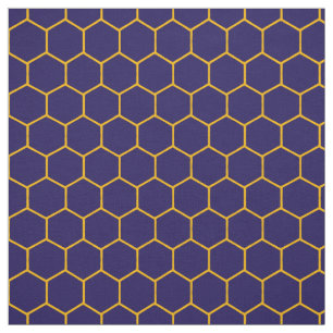 Tecido Marinho de padrão Honeycomb Elegante simples