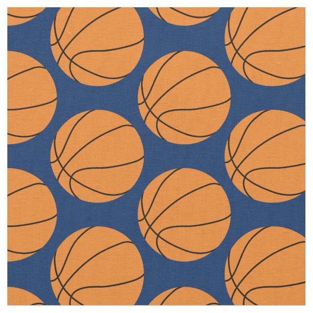 Tecido Marinho desportivo de basquete azul (Detalhe)