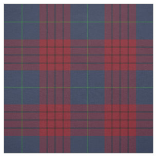 Tecido Marinho Robinson Tartan Xadrez azul e vermelho irl