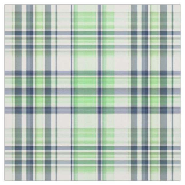 Tecido Marinho Verde Mint Wt Preppy Madras Estilo Xadrez  (Modelo)