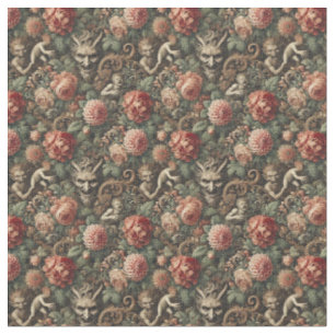 Tecido Marionetas para os Damas - Azulejo Gótico Denso