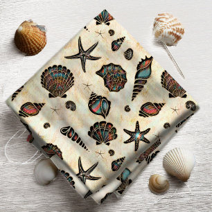 Tecido Marisco Aquarela Arco-íris ID782