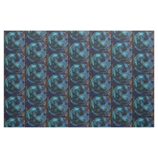 Tecido Mármaco Azul Faux (Fat Quarter)