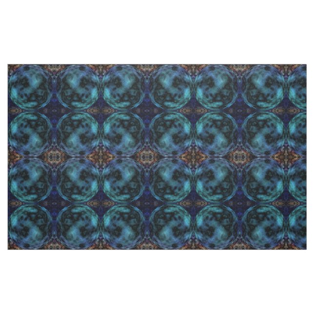 Tecido Mármaco Azul Faux (Fat Quarter)