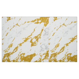 Tecido Mármore elegante style6 - ouro e branco