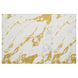 Tecido Mármore elegante style6 - ouro e branco