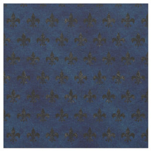 TECIDO MÁRMORE ROYAL1 PRETO & GRUNGE AZUL