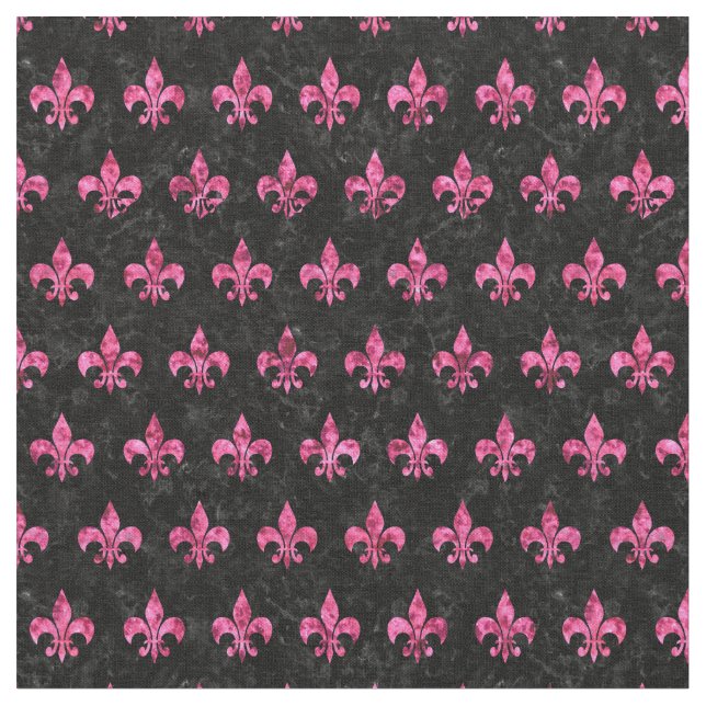 TECIDO MÁRMORE ROYAL1 PRETO & MÁRMORE COR-DE-ROSA (R) (Detalhe)