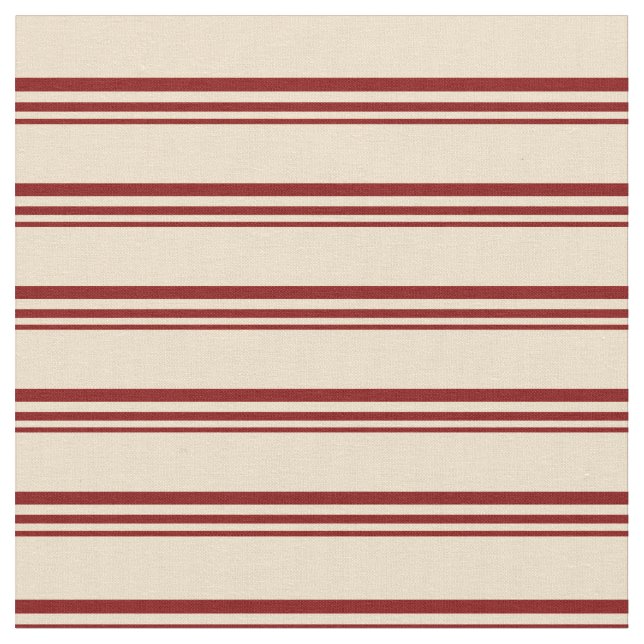 Tecido Maroon & Tan Stripes (Detalhe)