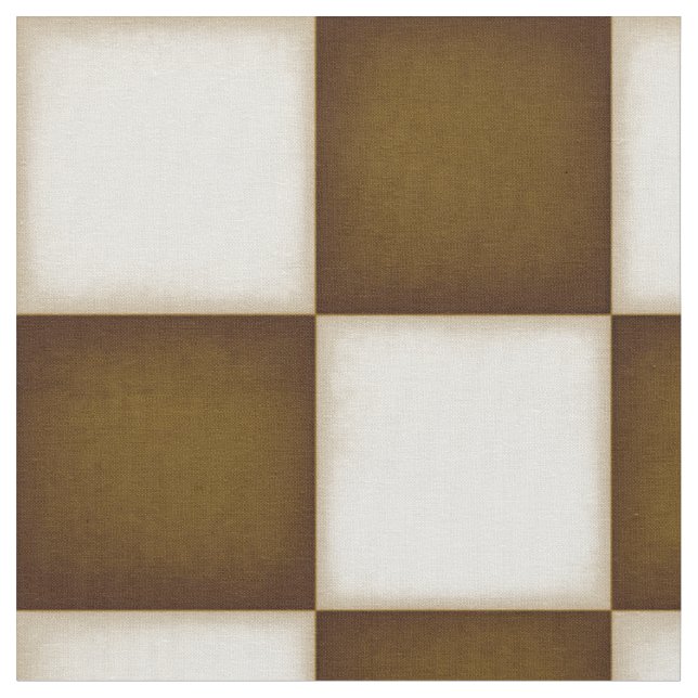 Tecido Marrom e branco antigo verificado (grande escala) (Detalhe)