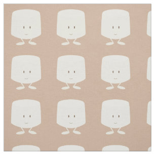 Tecido Marshmallow de sorriso