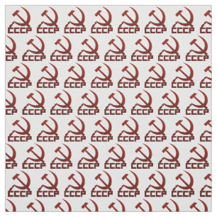 Tecido Martelo & foice de CCCP