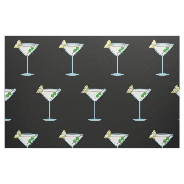 Tecido Martini Amadurece Álcool De Vidro De Coquetel (Fat Quarter)