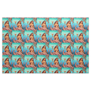 Tecido Martini Mermaid Thunder_Cove de cabelos longos