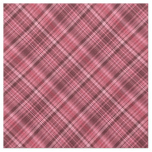 Tecido Máscaras do tartan vermelho