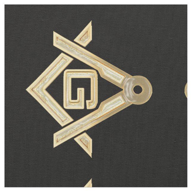 Tecido Masonic Ouro Rush (Detalhe)