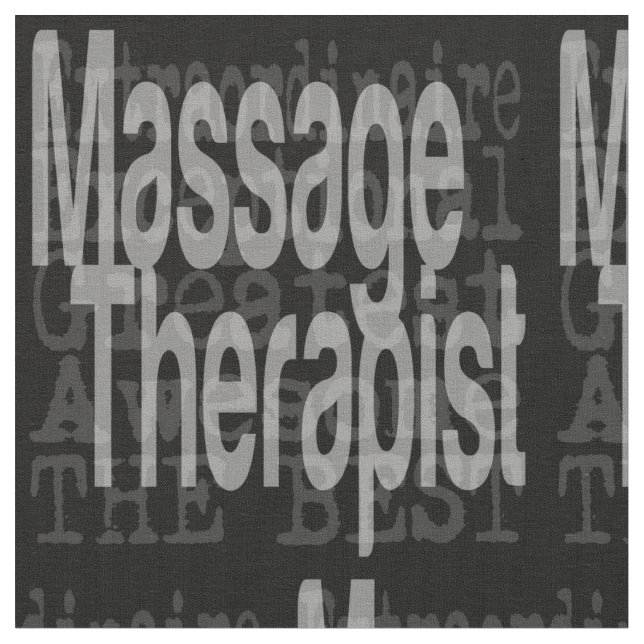 Tecido Massage Therapist Extraordinaire (Detalhe)