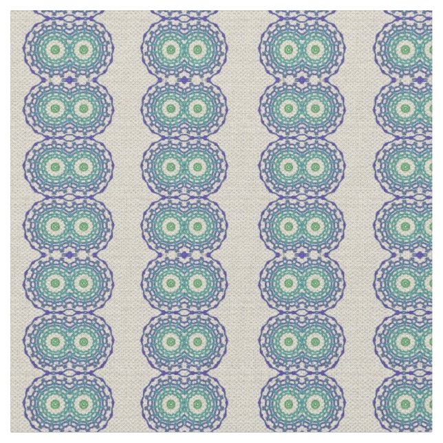 Tecido Material de Tique Azul Vintage (Detalhe)