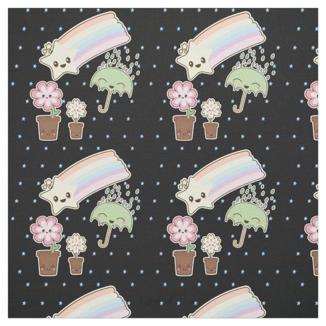 Tecido Material super fofo do clima de Kawaii (Modelo)