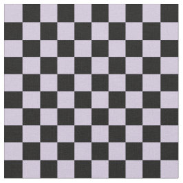 Tecido Mauve & Black Checkerboard
