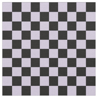 Tecido Mauve & Black Checkerboard
