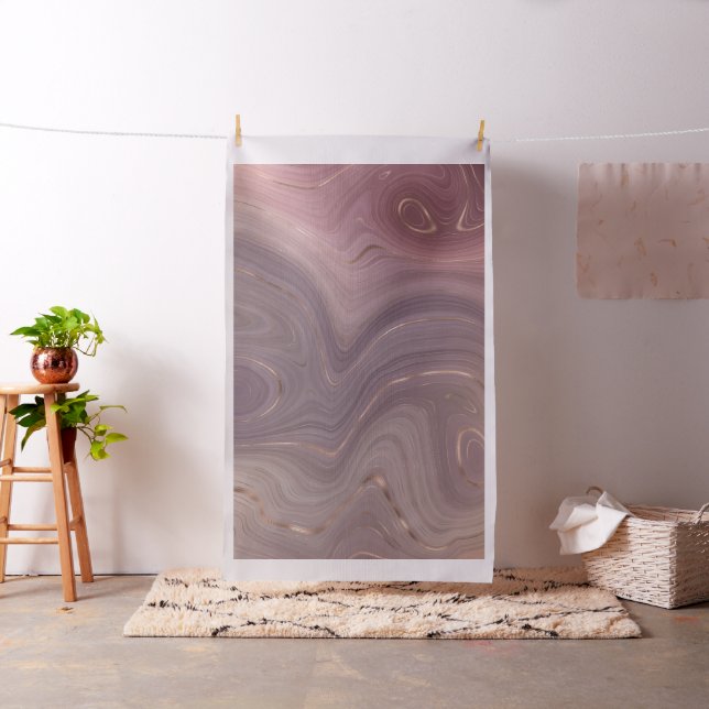 Tecido Mauve Strata | Cinza-rosa poeirento e agato Dourad (In Situ)