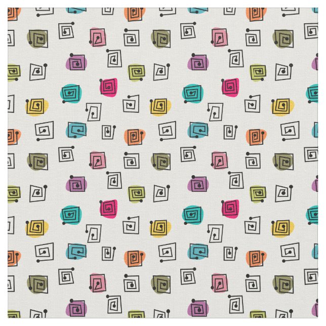 Tecido Mazes Coloridos (Detalhe)