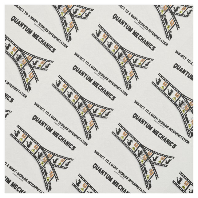 Tecido Mecânica Quântica Interpretação De Muitos Mundos (Modelo)