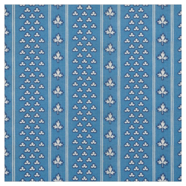 Tecido Médio-1800s Folheto, Azul (Modelo)