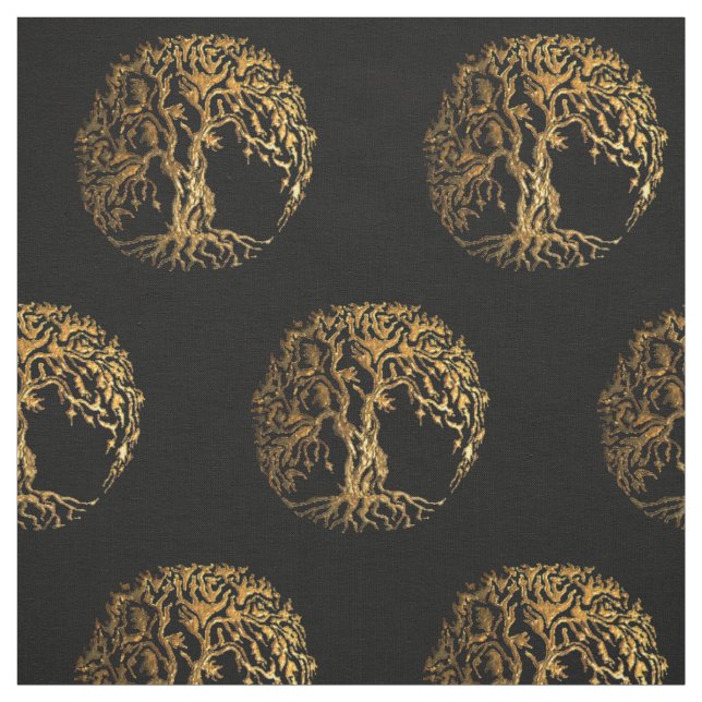 Tecido Mehndi Tree of Life (Henna) (Modelo)