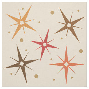 Tecido Meio século Modern Stars Sky