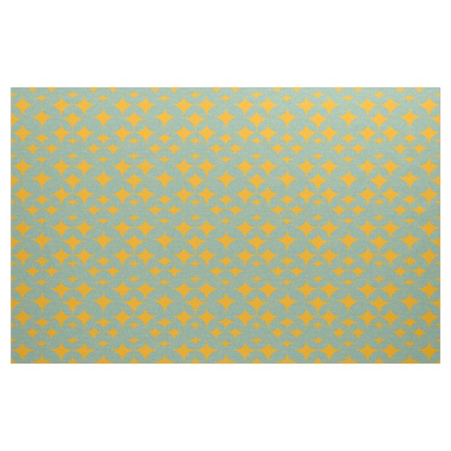Tecido Meio século Modern Turquoise Diamond  (Fat Quarter)