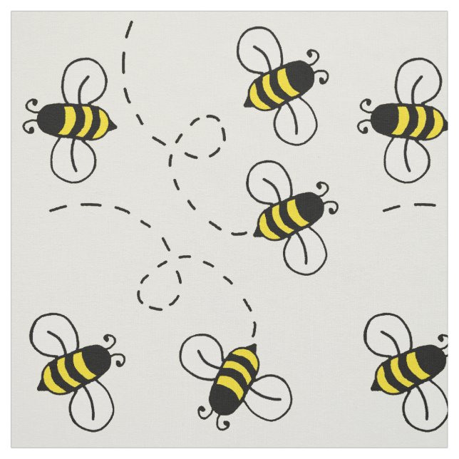 Tecido Mel Bumble Bee Amarelo Sunny (Modelo)
