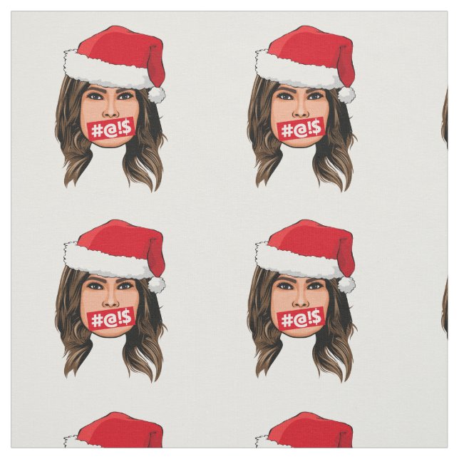 Tecido MELANIA TRUMP Christmas (Modelo)