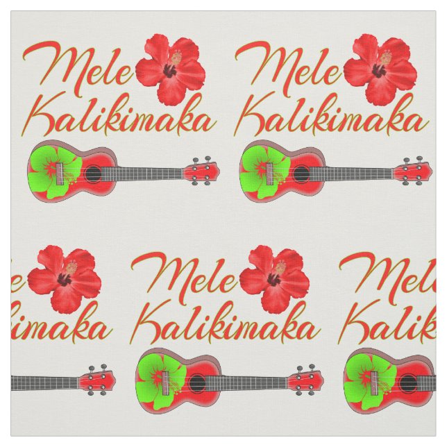Tecido Mele Kalikimaka (Modelo)