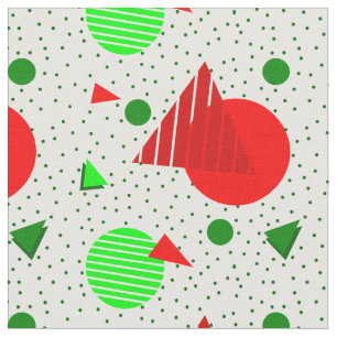 Tecido Memphis de natal minimalista abstrato